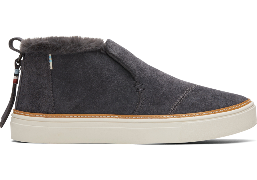 Grey Suede Women Paxton