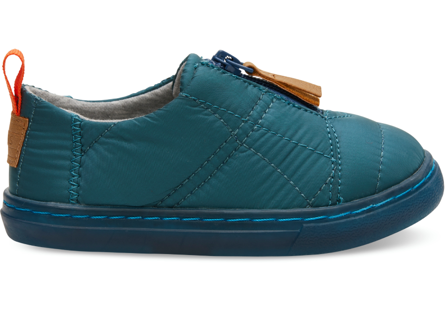 Stellar Blue Quilted TinyLenny Sneakers