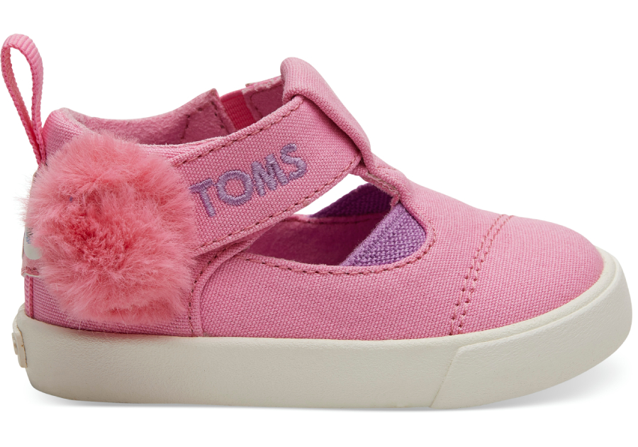 Pink Abby Face Canvas Early Walker Joon Flats