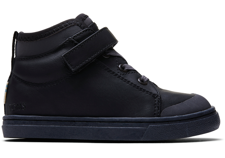 Black Smooth Synthetic Tiny Cusco Sneakers