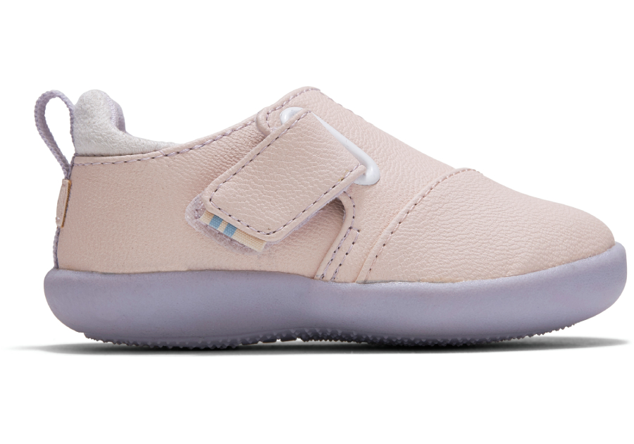 Petal Pink Nubuck Synthetic Baby Whiley Sneakers