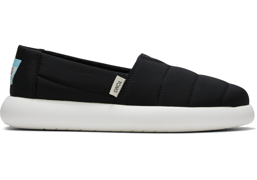 Black Mallow Puff Alpargata Sneaker