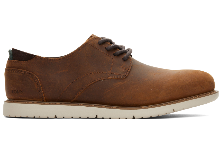 Navi Brown Water Resistant Dress Shoe