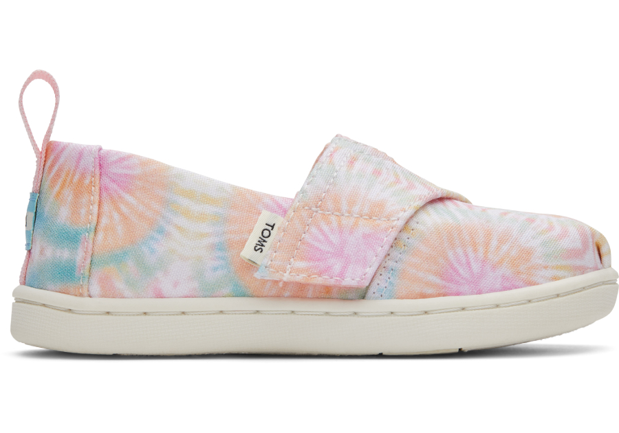Candy Pink Tie Dye Canvas Tiny Alpargata