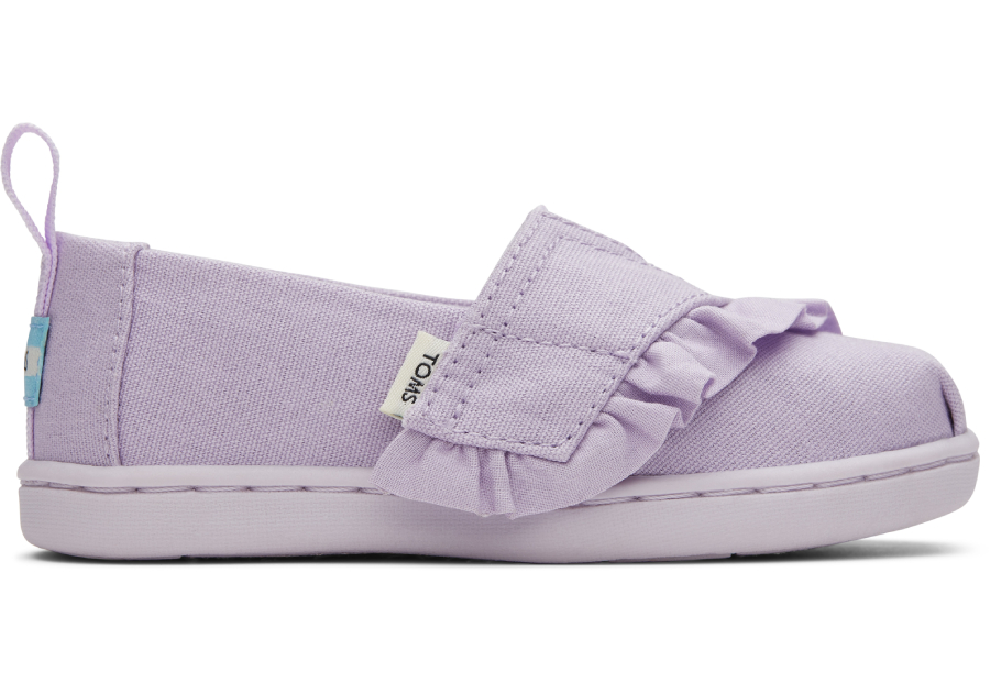 Light Orchid Canvas Ruffle Tiny Alpragata