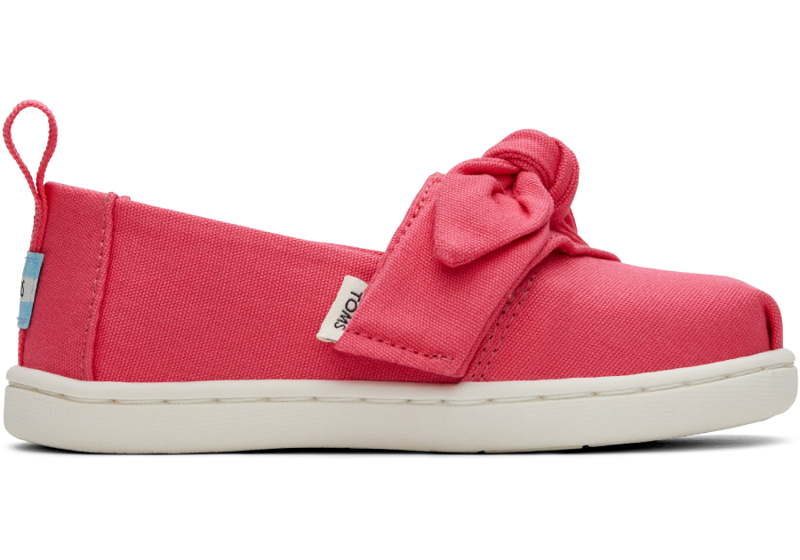 Rasberry Canvas Ruffle Tiny Alpargata