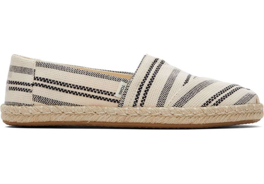 Natural Global Stripe Women Alpargata Rope